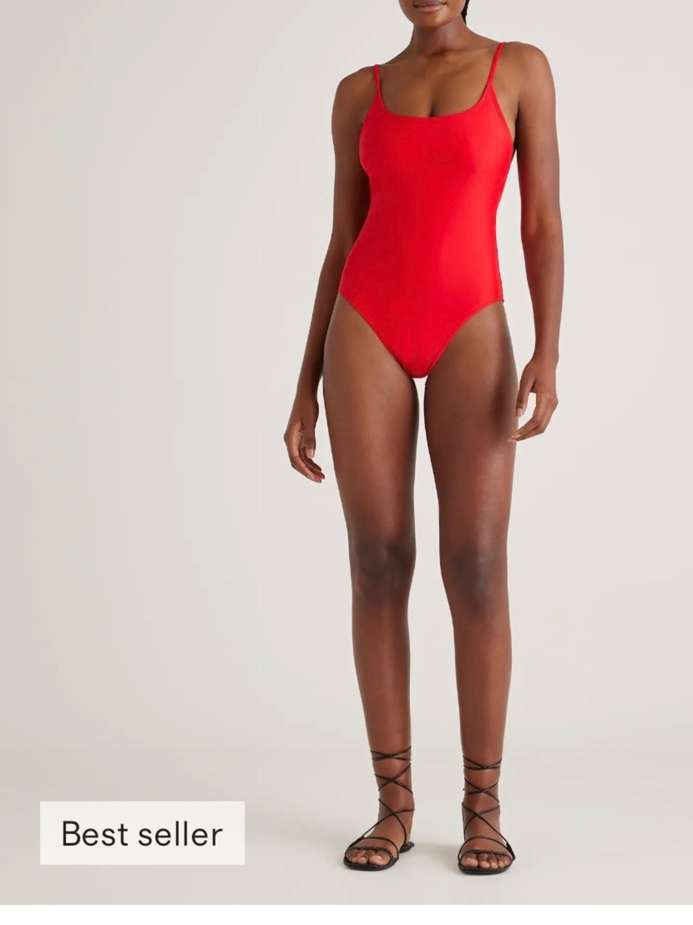 Quince NWT Size Small Women’s One-Piece Swimsuit in Coral